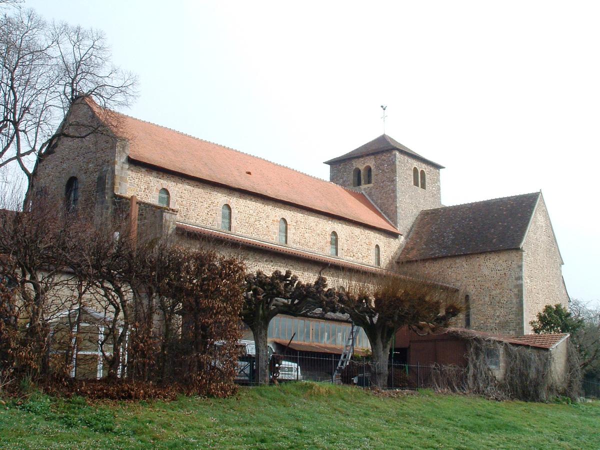 Bourbon-Lancy - Musée Saint-Nazaire (ancienne église prieurale Saint-Nazaire-Saint-Celse) - Nef et transept 