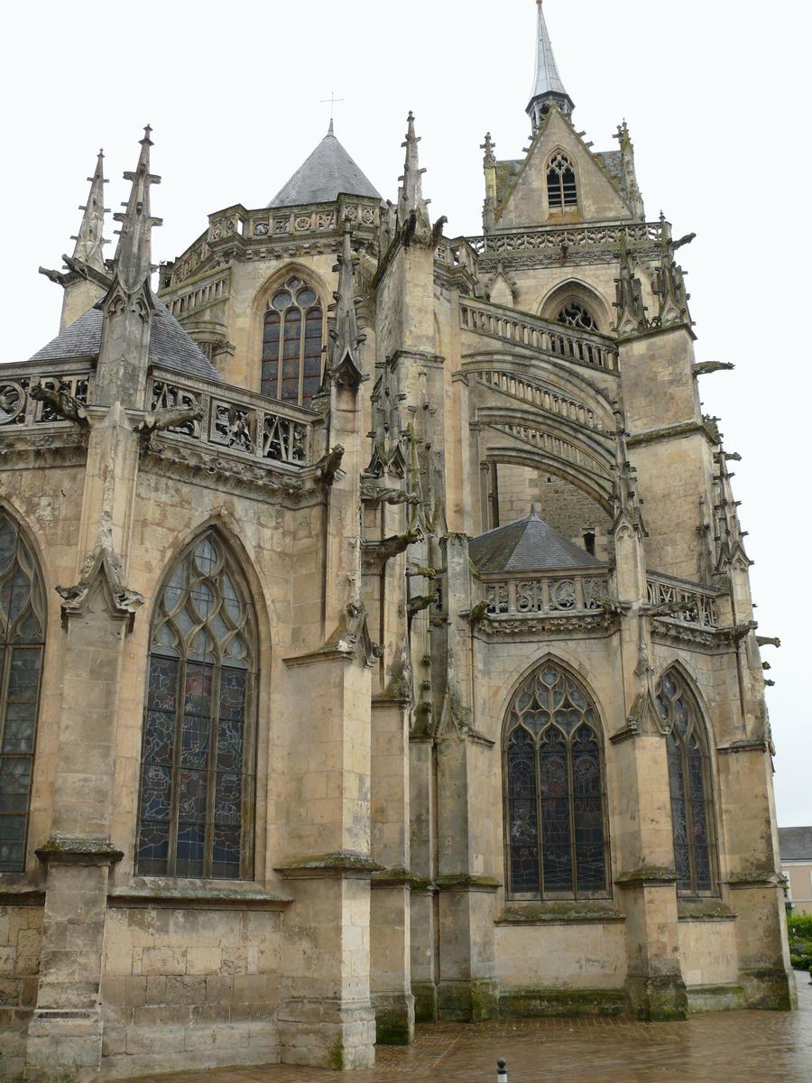 La Ferté-Bernard - Eglise Notre-Dame-des-Marais - Chevet 