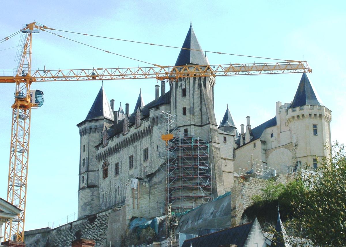 Saumur - Château - Travaux de restauration en 2005 