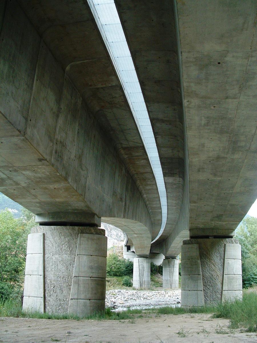 Centron-Viadukt (flußaufwärts) 