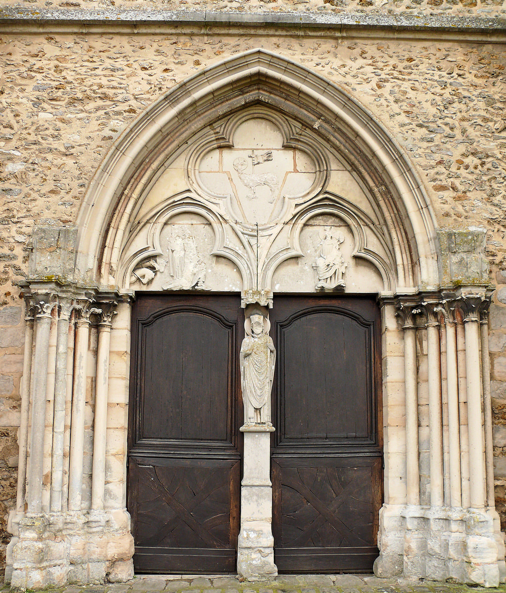 Villeneuve-le-Comte - Eglise Notre-Dame-de-la-Nativité - Portail occidental 