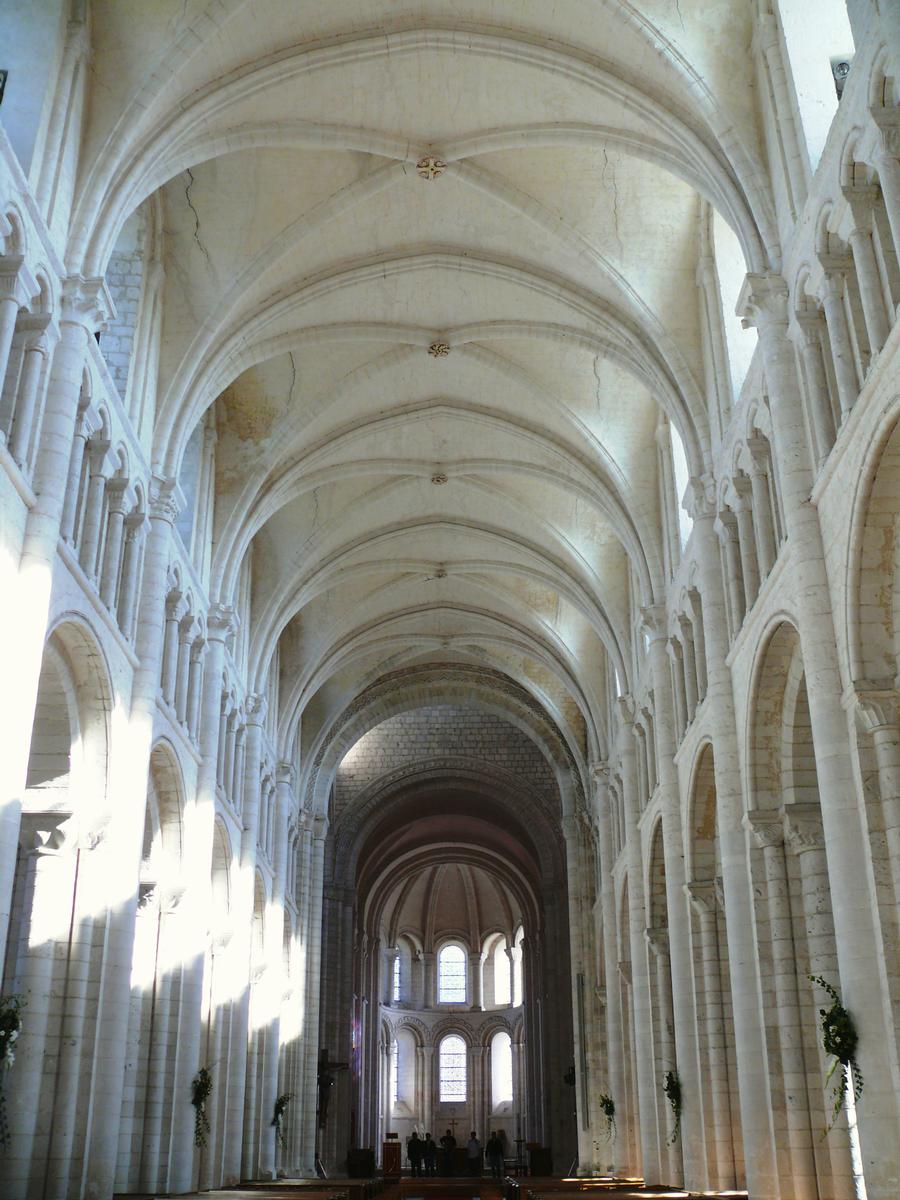 Saint-Martin-de-Boscherville - Abbaye Saint-Georges de Boscherville - Abbatiale Saint-Georges - Nef centrale 