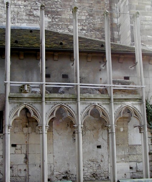 Eglise Saint-Germain-des-Près.Restes de la chapelle de la Vierge 