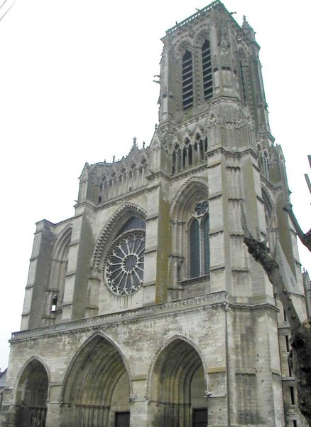 Cathédrale de Soissons.Façade occidentale 