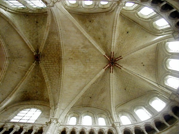 Cathédrale de Soissons.Voûte du transept sud 