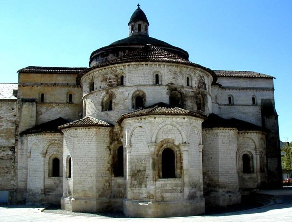 Abbatiale Sainte-Marie de Souillac.Chevet 