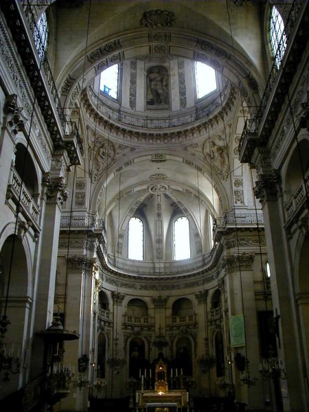 Saint-Paul-Saint-Louis Church in Paris.Interior 