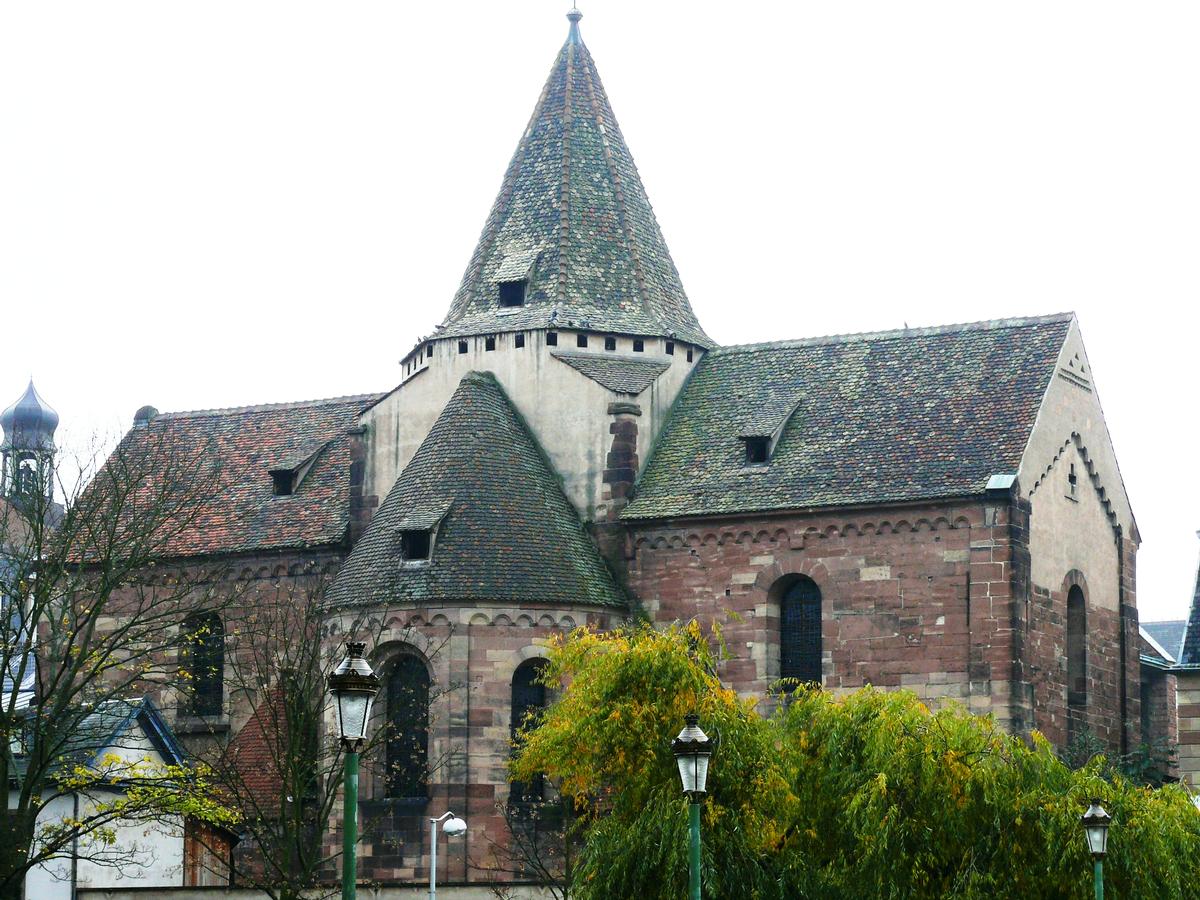 Strasbourg - Eglise Saint-Etienne - Chevet et transept 