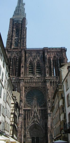 Cathédrale Notre-Dame de Strasbourg.Façade occidentale - Ensemble 