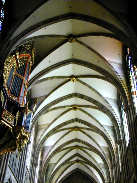 Cathédrale Notre-Dame de Strasbourg.Nef - Voûte 