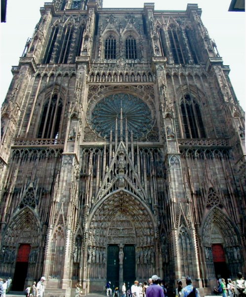 Strasbourg Cathedral.Western façade 