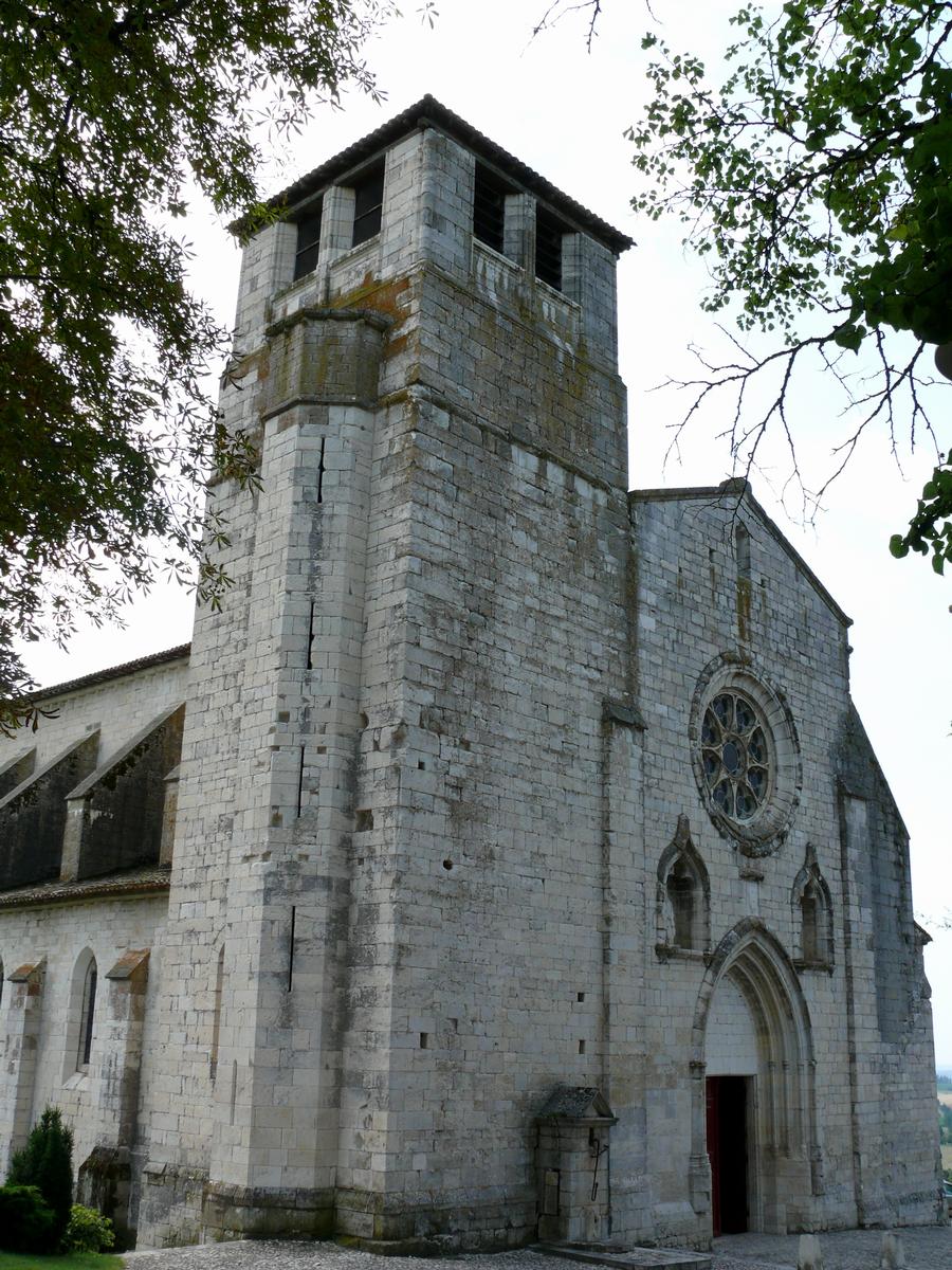 Montpezat-de-Quercy - Collégiale Saint-Martin - Façade 