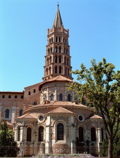 Basilique Saint-Sernin, Toulouse.Chevet 