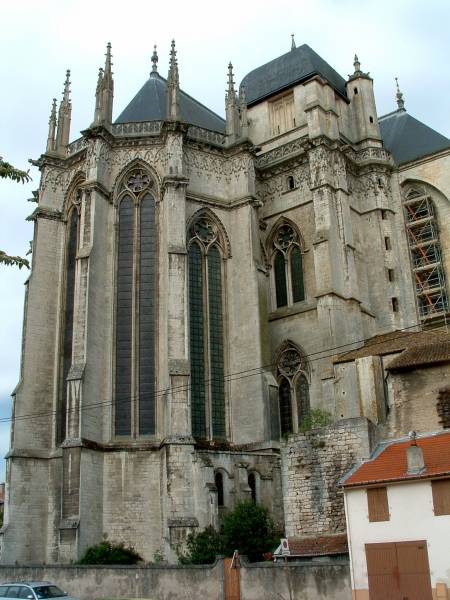 Cathédrale Saint-Etienne, ToulChevet et tour du chevet 