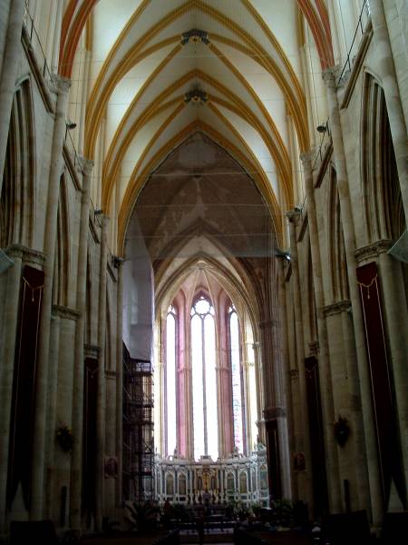 Cathédrale Saint-Etienne, ToulVaisseau central en cours de restauration 