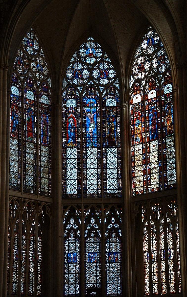 Troyes - Basilique Saint-Urbain - Vitraux du choeur 