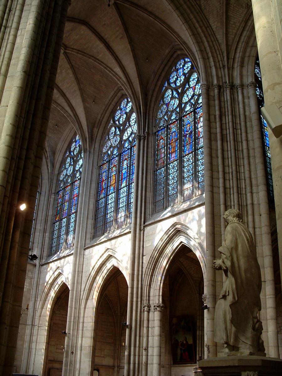 Troyes - Basilique Saint-Urbain - Elévation de la nef 