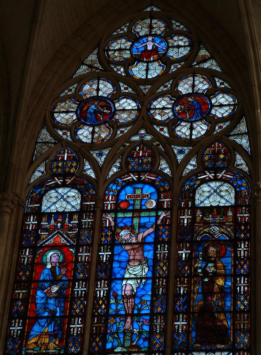 Troyes - Basilique Saint-Urbain - Vitrail du choeur 