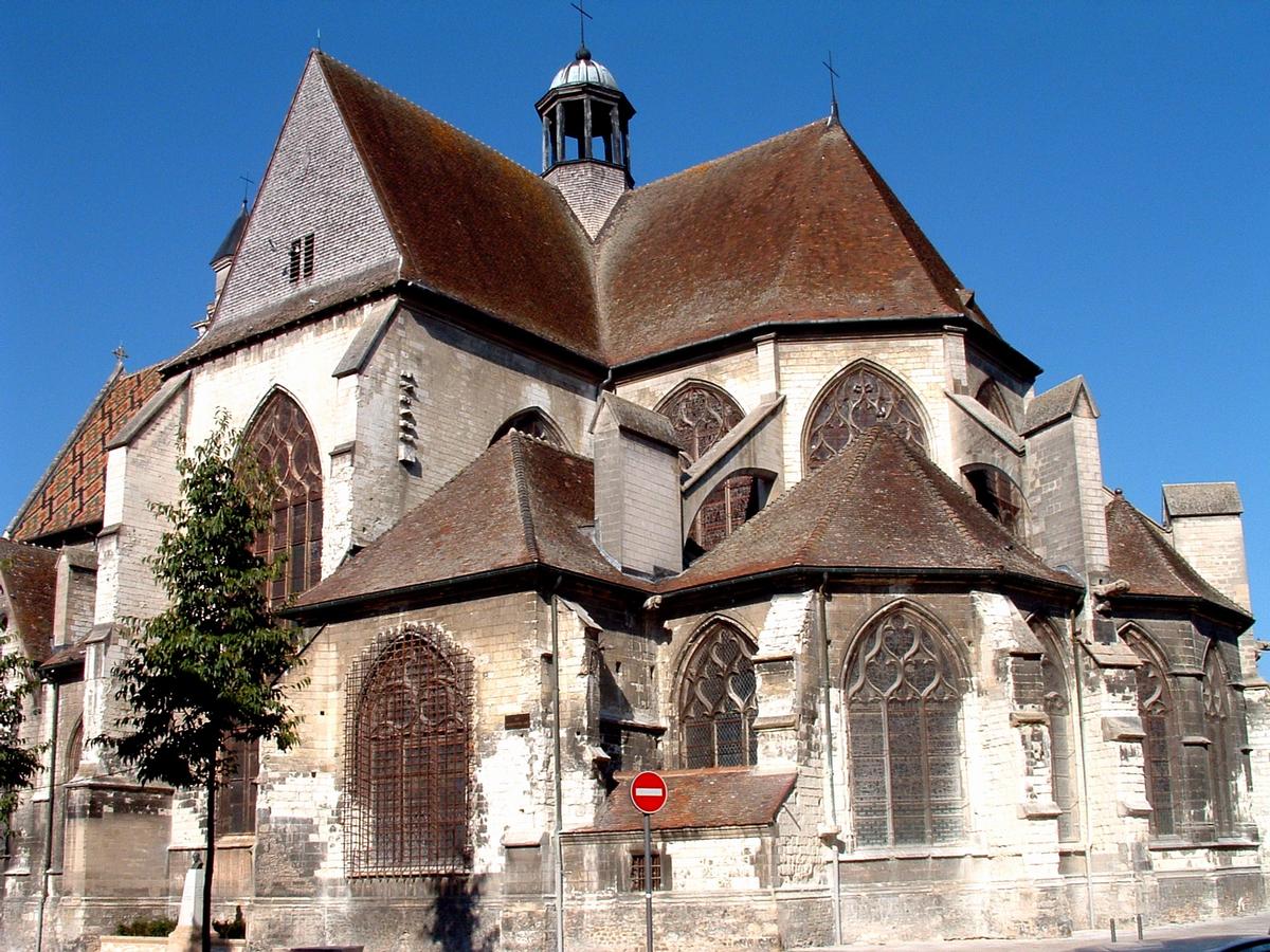 Troyes - Eglise Saint-Nizier - Ensemble vu du chevet 