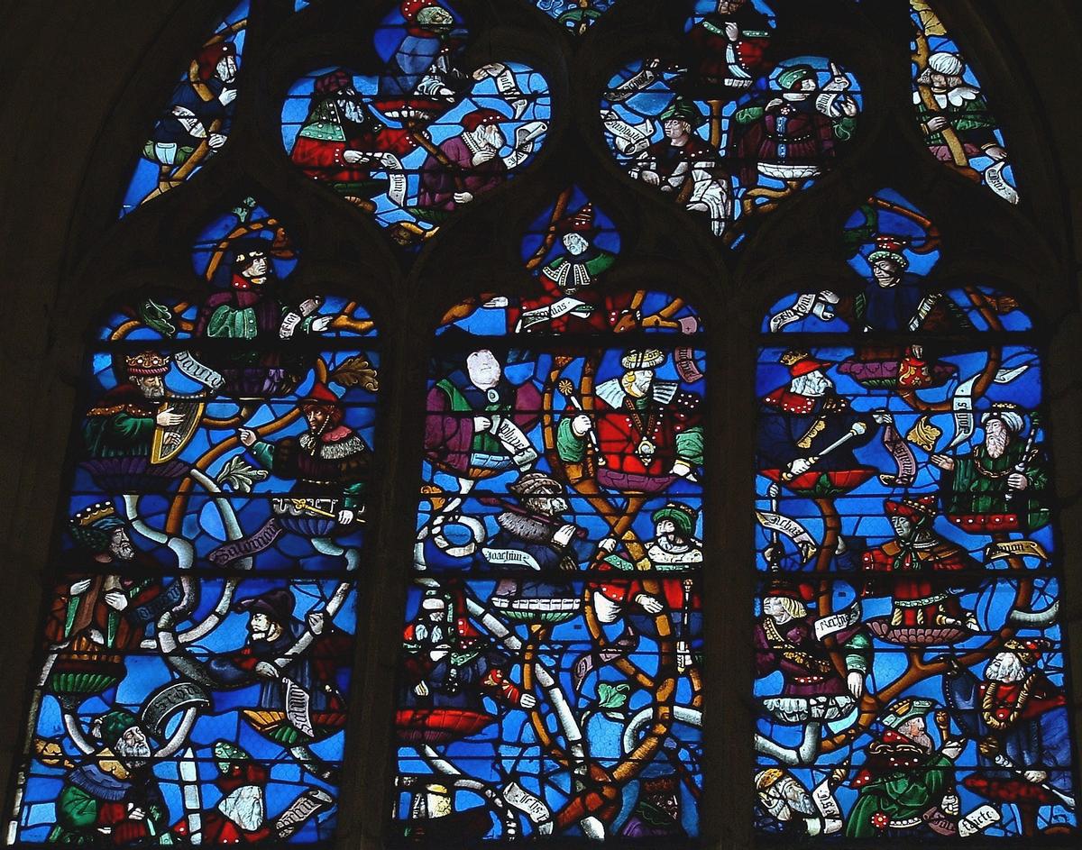 Troyes - Eglise Saint-Nizier - Arbre de Jessé (vers 1510) - Fragments 
