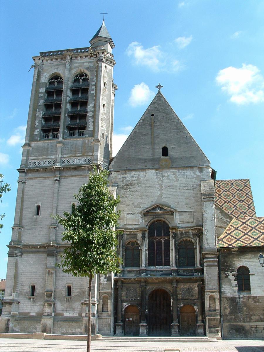 Troyes - Eglise Saint-Nizier - Façade occidentale 