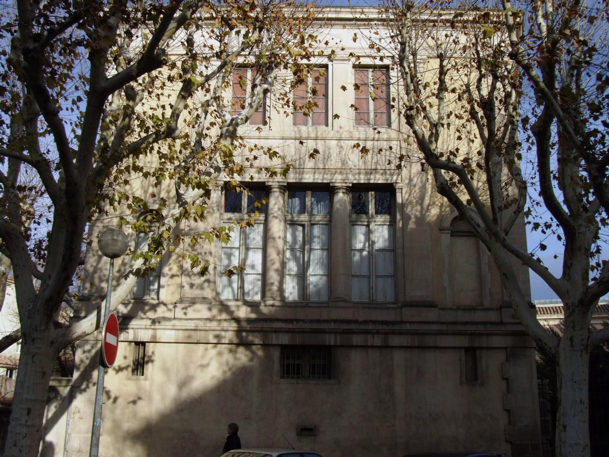 Carpentras - Bibliothèque Inguimbertine - Bâtiment sur le boulevard Albin-Durand 