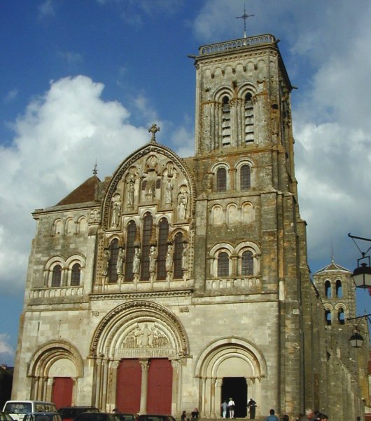 Basilique de la Madeleine à VézelayFaçade occidentale 