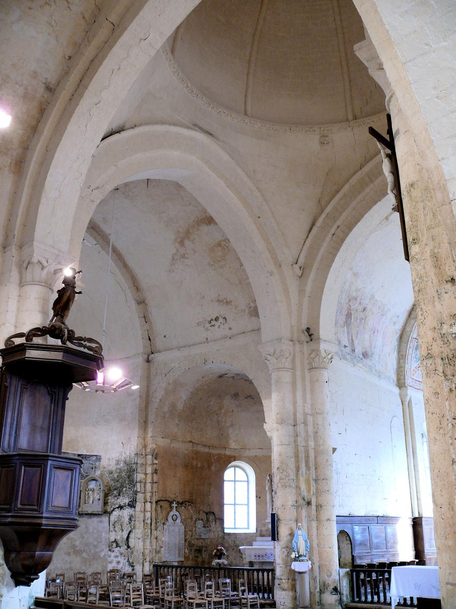 Saint-Maurice-la-Clouère - Eglise Saint-Maurice - Croisée du transept 
