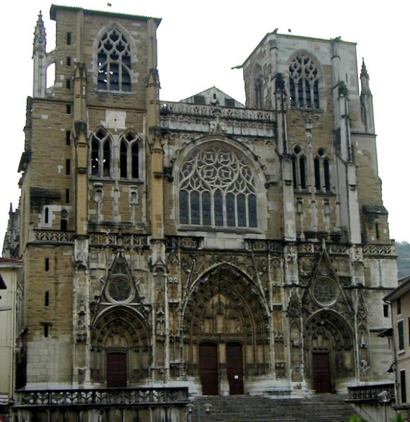Cathédrale Saint-Maurice à Vienne.Façade occidentale 