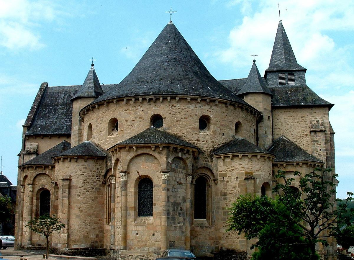 Vigeois (Corrèze) - Ancienne abbatiale Saint-Pierre - Chevet 