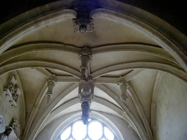 Eglise Saint-Etienne, Vignory.Voûte de la chapelle 1541 