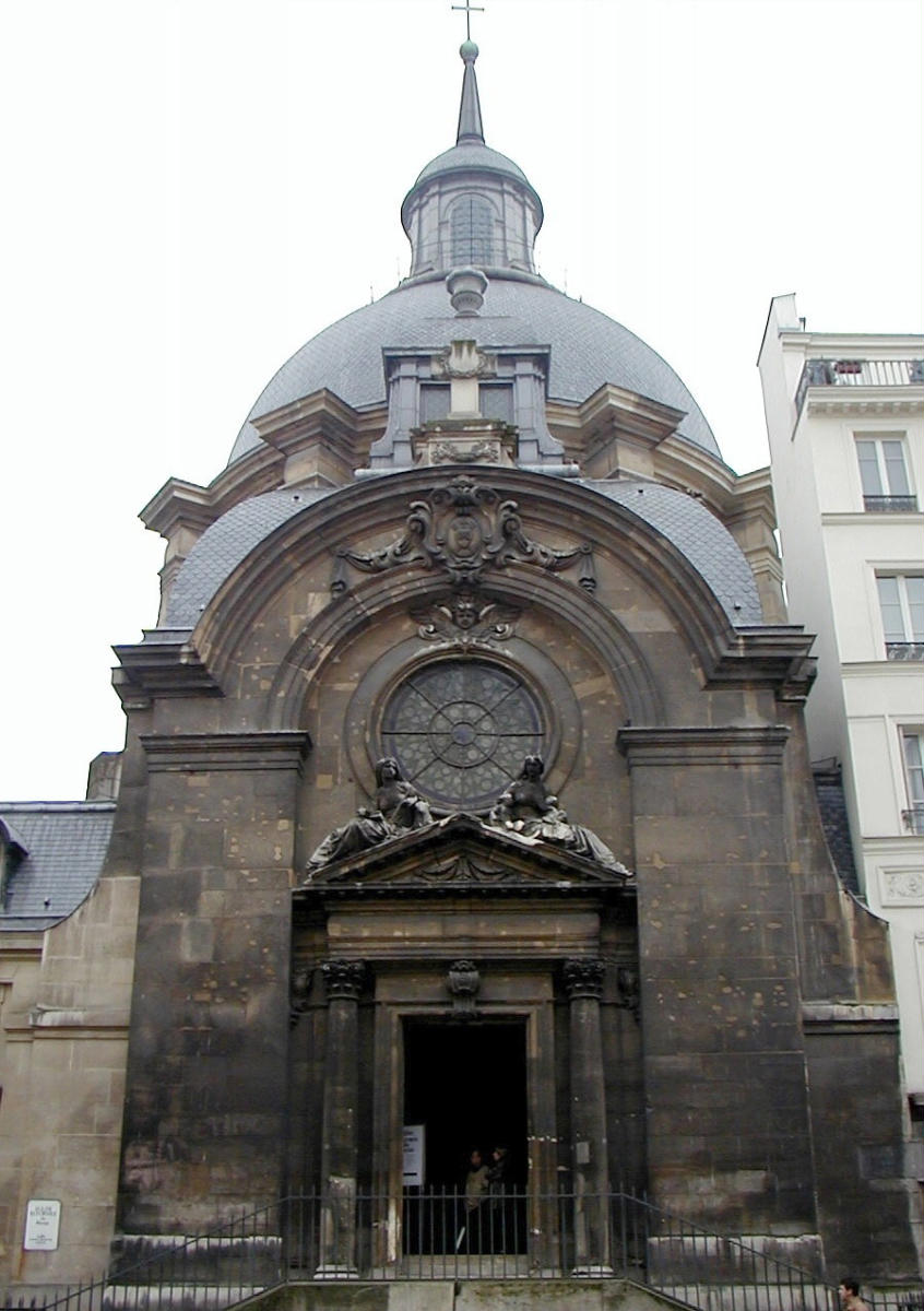 Eglise du Couvent des filles de la Visitation Sainte-Marie, Paris.Entrée 