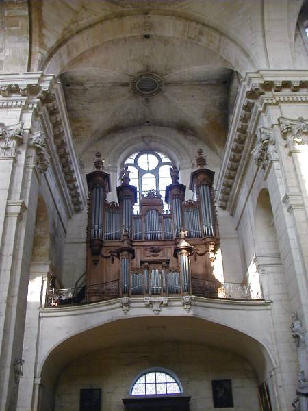 Eglise Notre-Dame, Vitry-le-FrançoisOrgue sur tribune du transept nord 