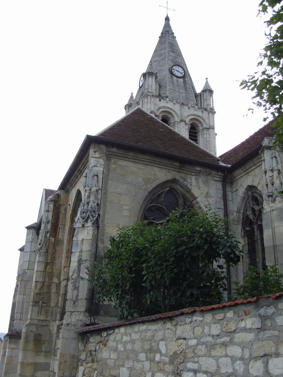 Conflans-Sainte-Honorine - Eglise Saint-Maclou - Transept et clocher 