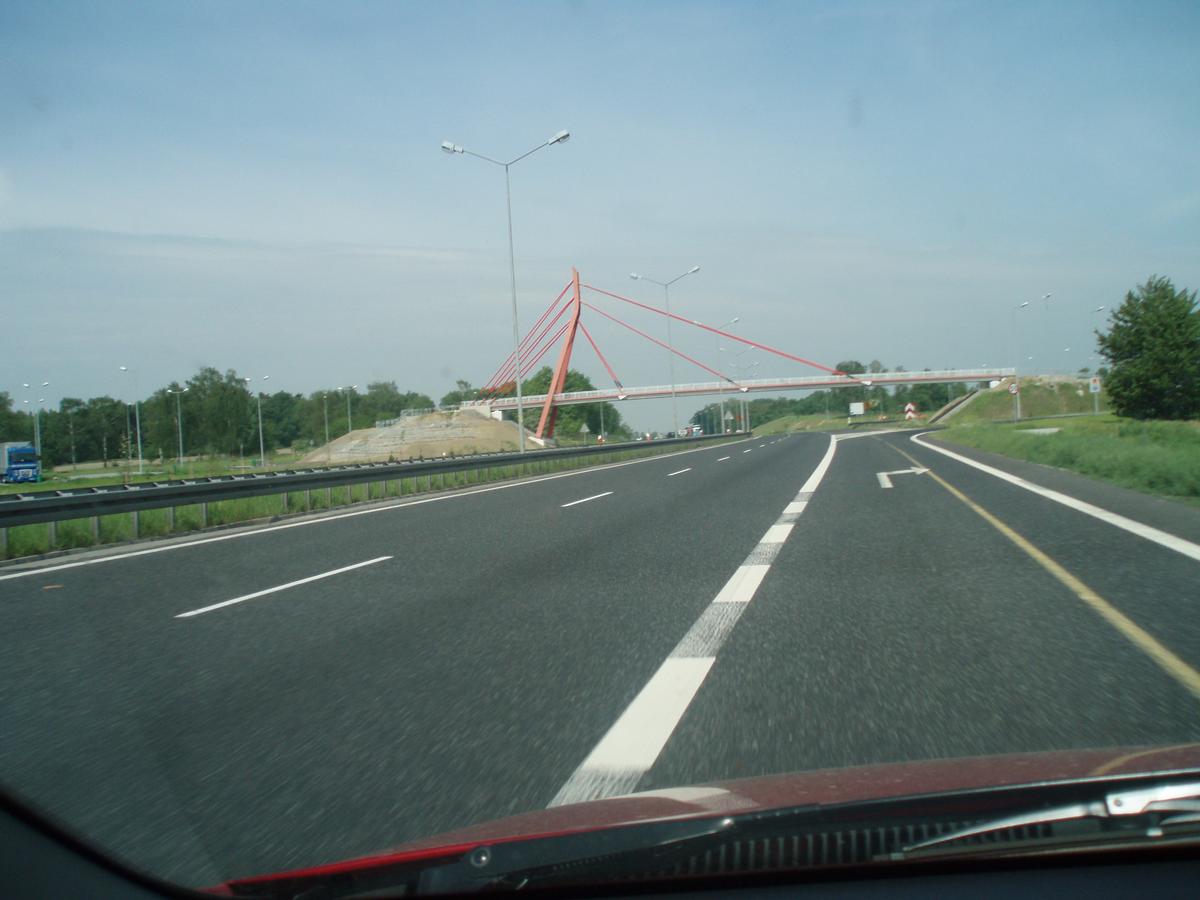 Krzywy Kij – «Broken Stick» – Bridge across A4 motorway 