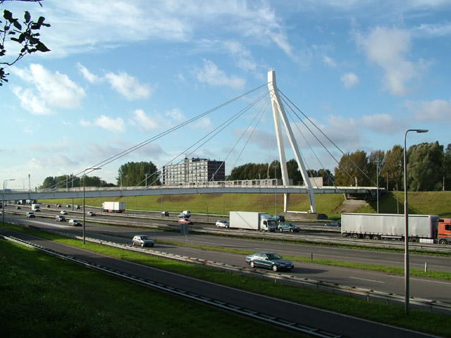 Feijenoord-Fußgängerbrücke, Rotterdam 