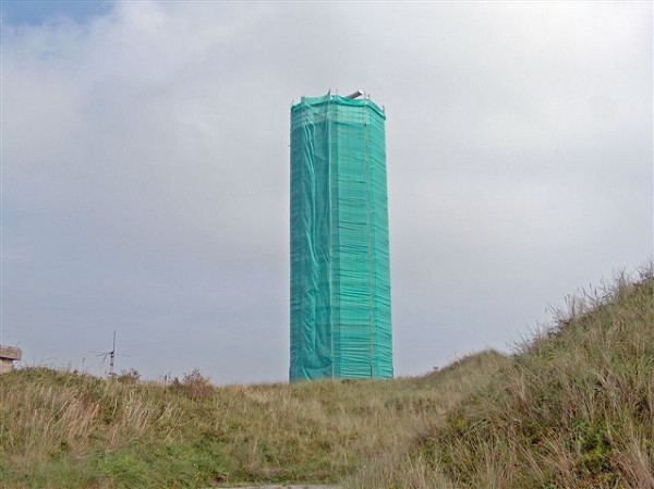 Maritimer Deko-Magnet Kleiner elektrischer Turm Borkum ca 6,5 x 4 cm 230218 