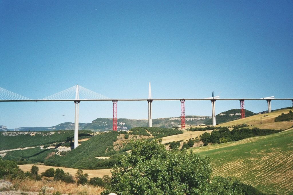 Millau-Viadukt
Übersicht der Pfeiler P3 bis P6 