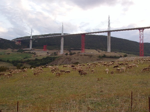 Viaduc de MillauDescente des palées (5 sur7) 