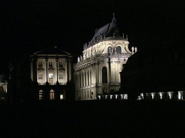 Château de Versaillesla chapelle de nuit 