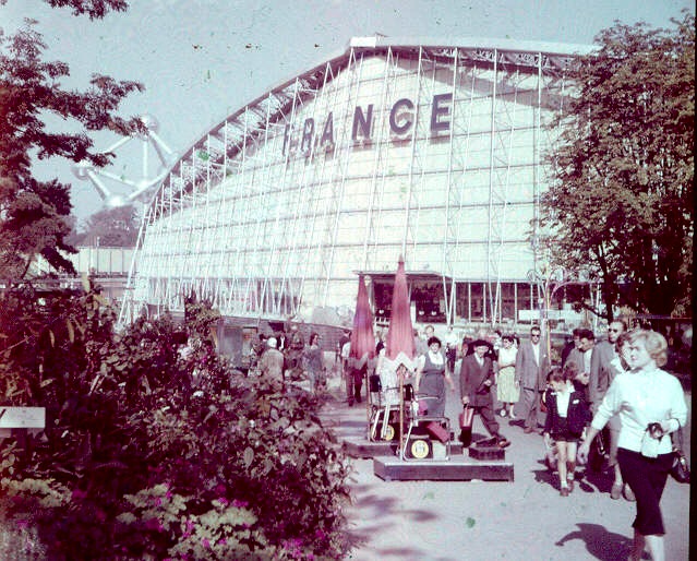 Französischer Pavillon der Weltaustellung 1958 in Brüssel 
