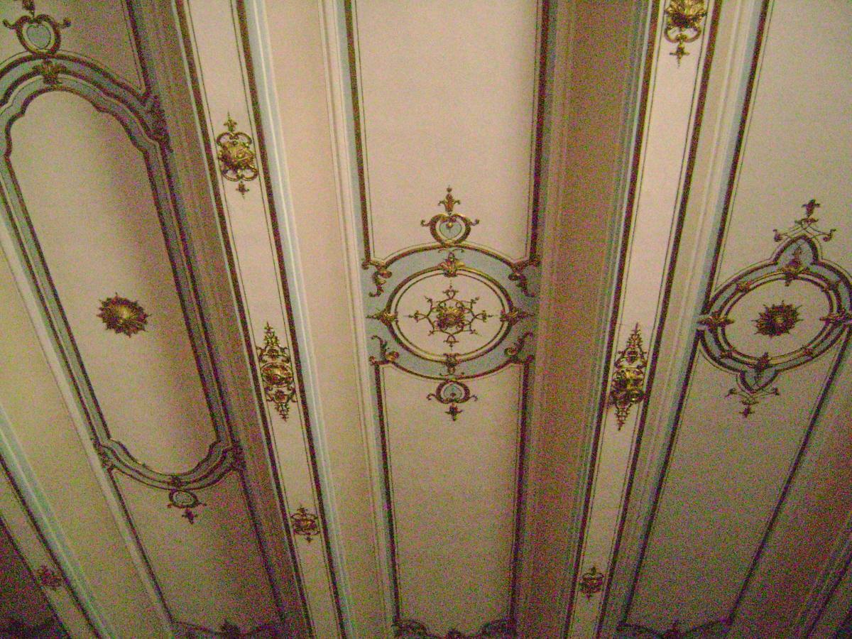 Le plafond de la salle des Etats de Provence, dans l'Hôtel de Ville d'Aix-en-Provence 
