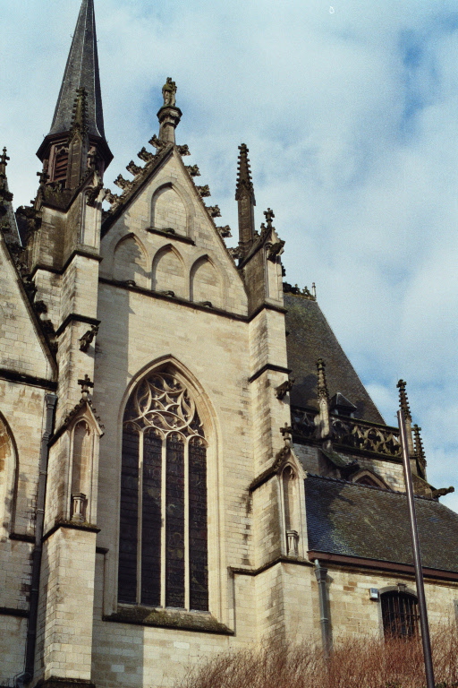 Une partie du chevet de l'église Notre-Dame d'Alsemberg (Beersel) 