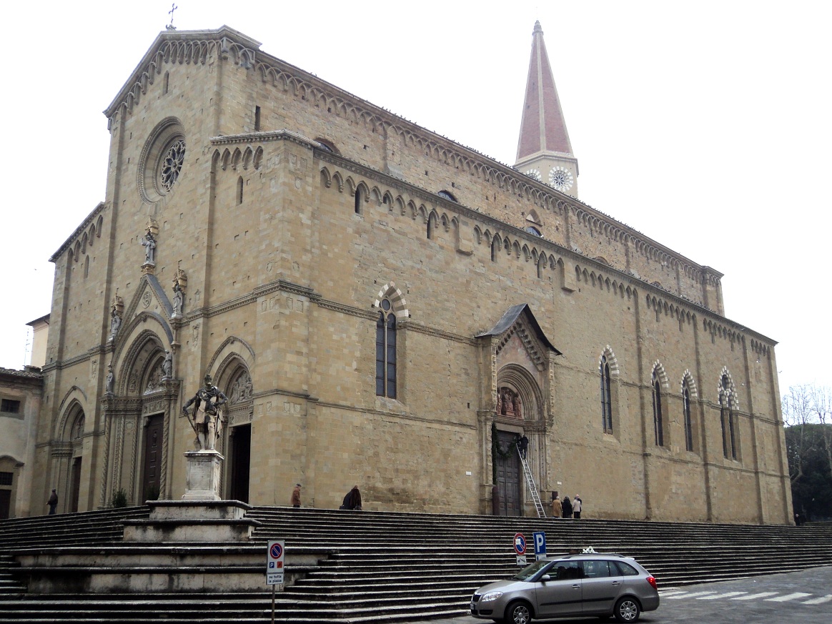 La cathédrale San Donato d'Arezzo (Toscane) 