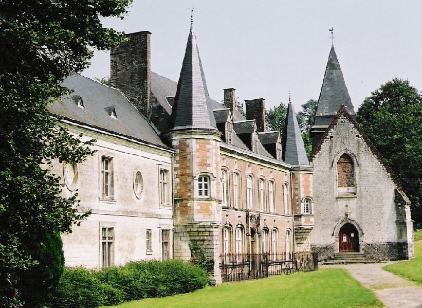 Le château et la chapelle d'Argoules (Somme) 