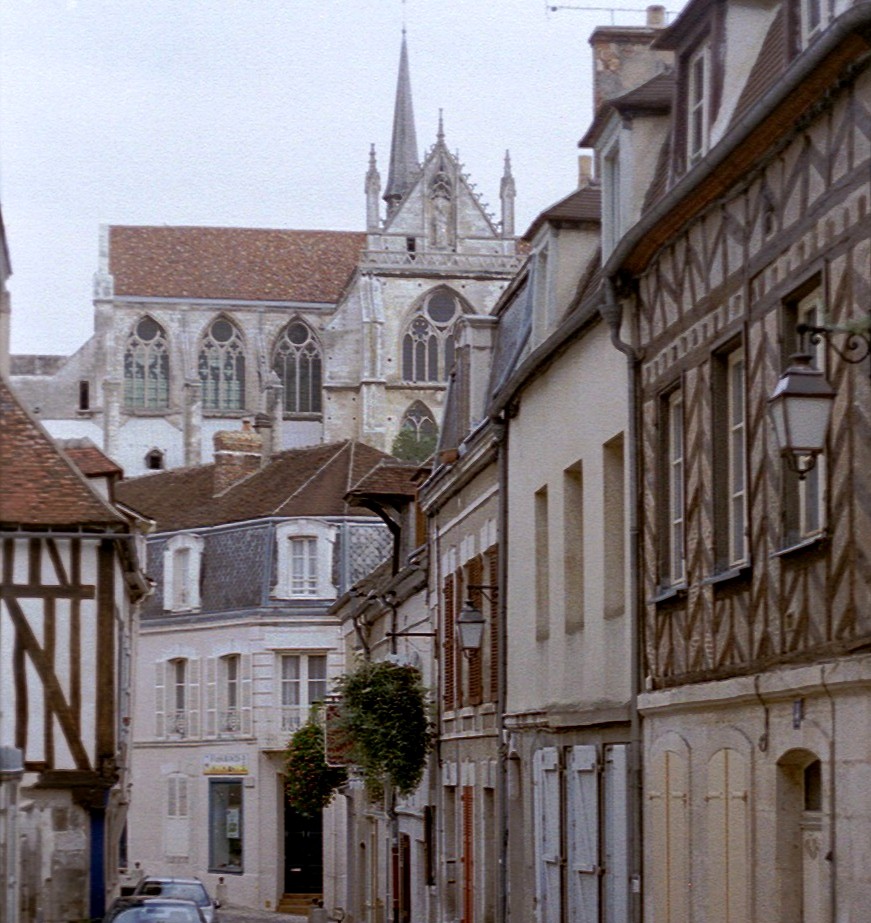 L'abbaye (gothique) de Saint Germain à Auxerre (Yonne) 