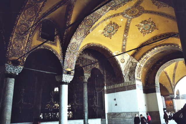 La galerie supérieure de la basilique Sainte-Sophie 