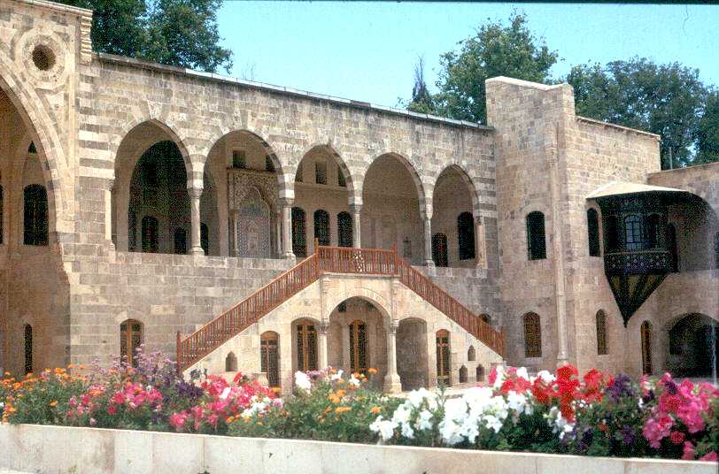 Le palais de l'émir Béchir II à Beit-Eddine (Liban) construit début 19ème siècle par un architecte florentin 