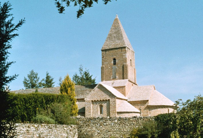 L'église romane de Brancion (Saône-et-Loire) 