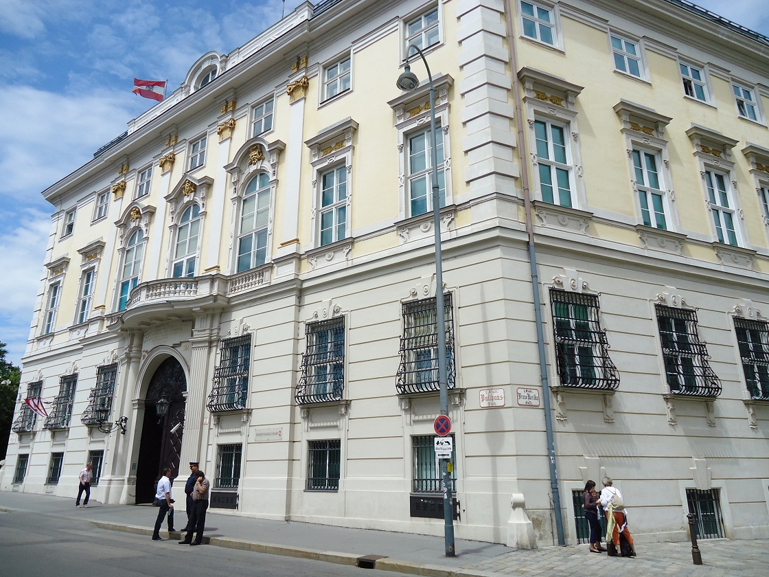 Le bâtiment de la Chancellerie fédérale à Vienne 